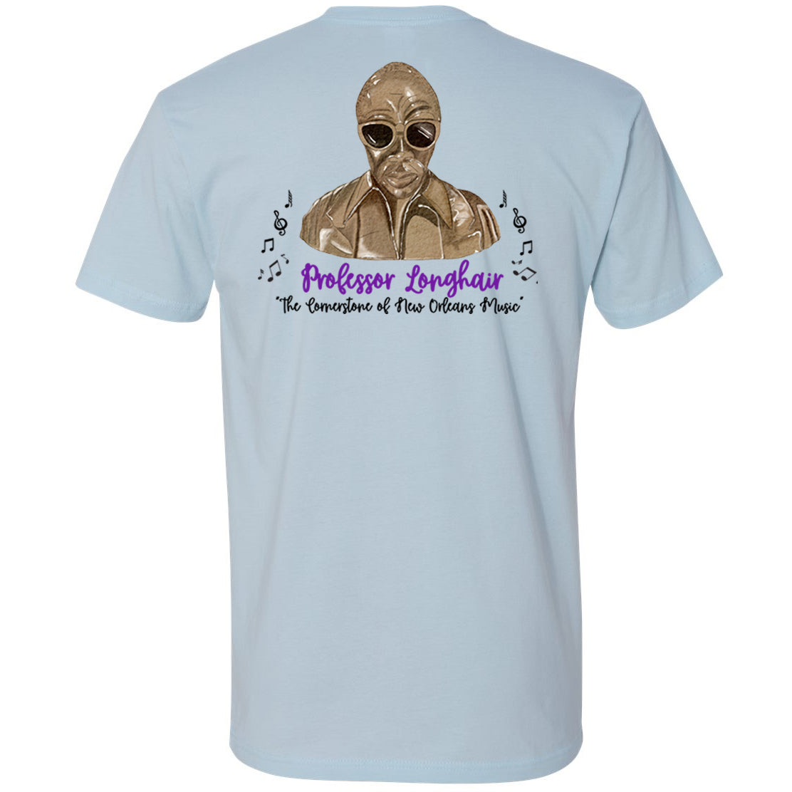 Professor Longhair Front & Back Short Sleeve T-shirt