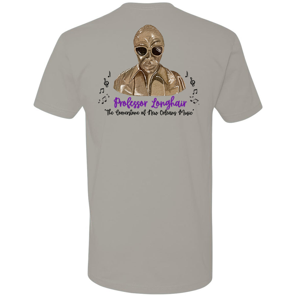 Professor Longhair Front & Back Short Sleeve T-shirt