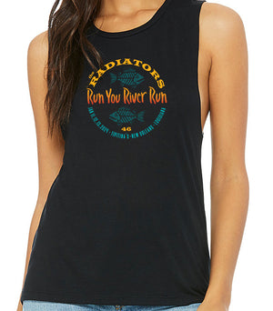 Rad's 46th Anniversary "Run You River Run" Ladies Muscle Tank